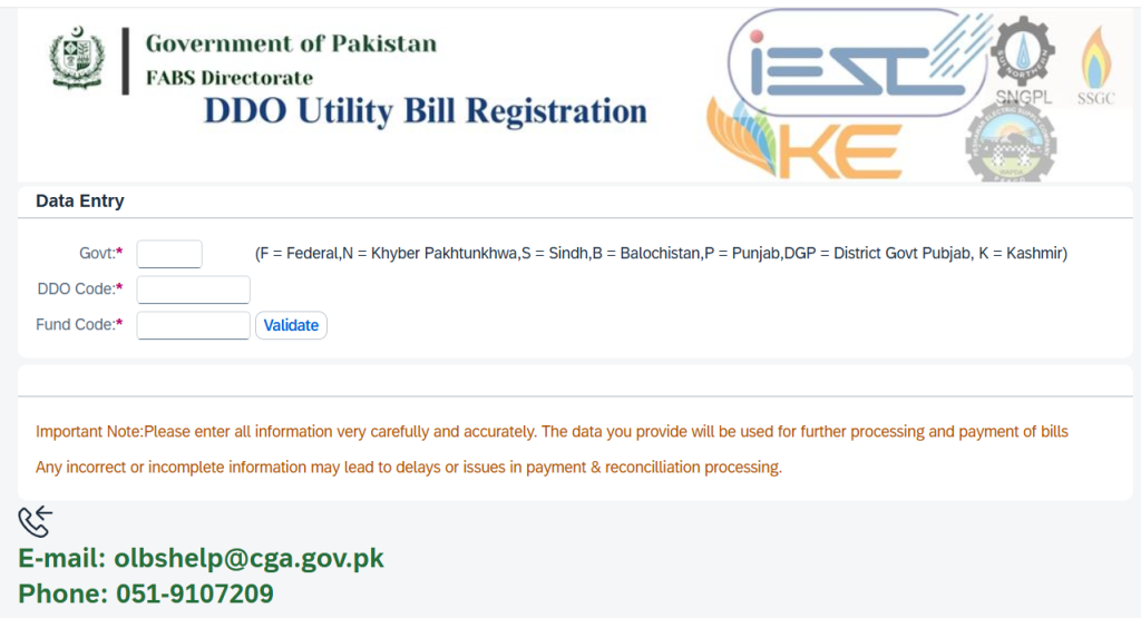 Pifra Utility Bills Registration 2026